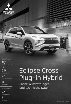 Mitsubishi Katalog in Leopoldshöhe | Rabatte und Aktionen | 2024-07-03T00:00:00.000Z - 2025-07-03T00:00:00.000Z