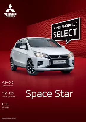 Mitsubishi Katalog in Bützow | Space Star | 2024-08-13T00:00:00.000Z - 2025-08-13T00:00:00.000Z