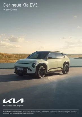 KIA Katalog in St Leon-Rot | KIA EV3 | 2024-09-03T00:00:00.000Z - 2025-09-03T00:00:00.000Z