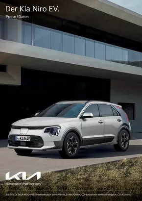 KIA Katalog in Grafenau (Niederbayern) | KIA Niro EV | 2024-09-03T00:00:00.000Z - 2025-09-03T00:00:00.000Z