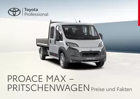 Toyota Katalog in Eichstätt | Toyota Der neue Proace Max Pritschenwagen | 2024-09-05T00:00:00.000Z - 2025-09-05T00:00:00.000Z