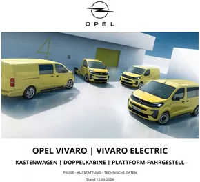 Opel Katalog in Grafenau (Niederbayern) | Opel Neuer Vivaro | 2024-09-17T00:00:00.000Z - 2025-09-17T00:00:00.000Z