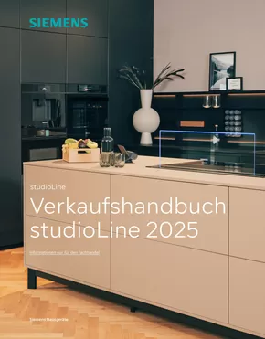 SIEMENS Katalog in Lambrechtshagen | Verkaufshandbuch studioLine 2025 | 2024-10-29T00:00:00.000Z - 2025-12-31T00:00:00.000Z