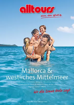 alltours Reisecenter Katalog in Tangstedt (Stormarn) | Mallorca & westliches Mittelmeer 2024/25 | 2024-11-26T00:00:00.000Z - 2025-10-31T00:00:00.000Z