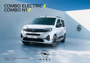 Opel Katalog in Biberach an der Riß | Opel Combo N1Combo Electric | 2024-12-19T00:00:00.000Z - 2025-12-19T00:00:00.000Z