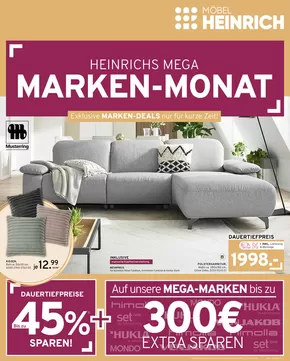 Möbel Heinrich Katalog in Steinhagen (Gütersloh) | Möbel Heinrich flugblatt | 2025-02-20T00:00:00.000Z - 2025-03-23T00:00:00.000Z