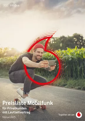 Vodafone Katalog in Lüchow (Wendland) | Preisliste Mobilfunk für Privatkunden mit Laufzeitvertrag | 2025-02-21T00:00:00.000Z - 2025-03-21T00:00:00.000Z