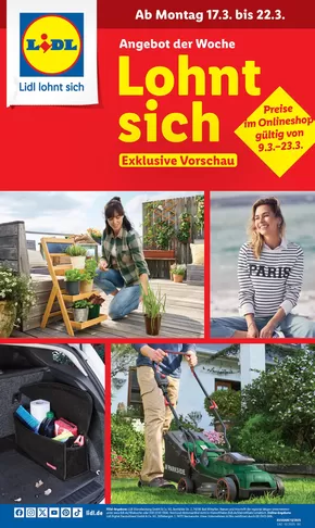 Lidl Katalog in Höchstadt | Aktuelle Deals und Angebote | 2025-03-17T00:00:00.000Z - 2025-03-22T00:00:00.000Z