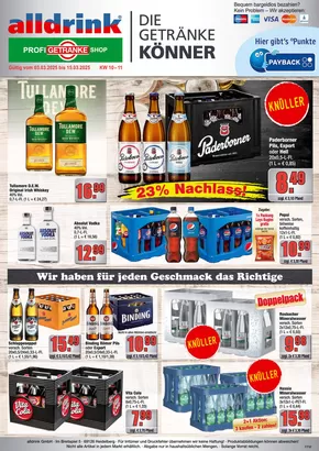 alldrink Katalog in Mühlheim am Main | Unsere besten Schnäppchen | 2025-03-02T00:00:00.000Z - 2025-03-15T00:00:00.000Z