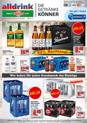 alldrink Katalog in Goldbach (Unterfranken) | Exklusive Deals für unsere Kunden | 2025-03-02T00:00:00.000Z - 2025-03-15T00:00:00.000Z