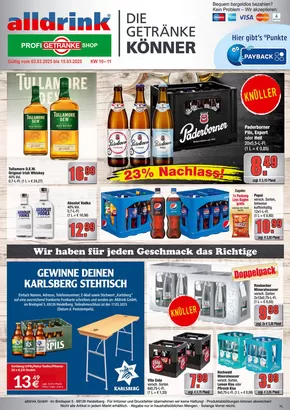 alldrink Katalog in Goldbach (Unterfranken) | Aktuelle Sonderaktionen | 2025-03-02T00:00:00.000Z - 2025-03-15T00:00:00.000Z