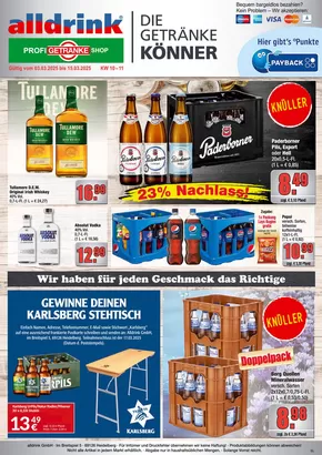 alldrink Katalog in Goldbach (Unterfranken) | Top-Angebote für Sparfüchse | 2025-03-02T00:00:00.000Z - 2025-03-15T00:00:00.000Z