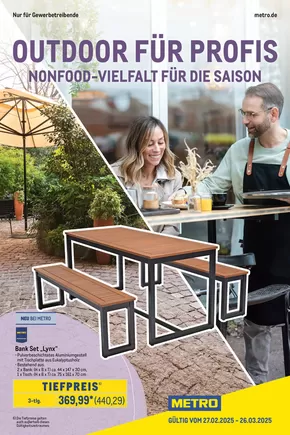 Metro Katalog in Wesseling | Outdoor für Profis | 2025-02-27T00:00:00.000Z - 2025-03-26T00:00:00.000Z