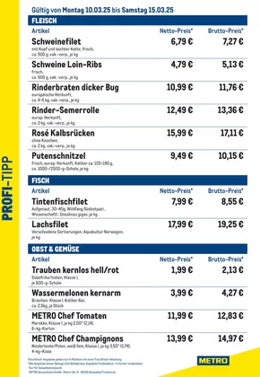 Metro Katalog in Wesseling | Profi-Tipp | 2025-03-10T00:00:00.000Z - 2025-03-15T00:00:00.000Z