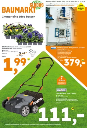 Globus Baumarkt Katalog in Ahrensfelde | Globus Baumarkt prospekt | 2025-03-09T00:00:00.000Z - 2025-03-15T00:00:00.000Z