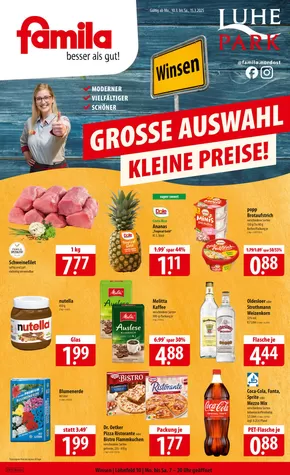 famila Katalog in Neu Wulmstorf | Top-Deals und Rabatte | 2025-03-10T00:00:00.000Z - 2025-03-15T00:00:00.000Z