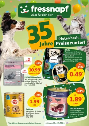 Fressnapf Katalog in Delbrück | FRESSNAPF FRIENDS | 2025-03-13T00:00:00.000Z - 2025-03-19T00:00:00.000Z