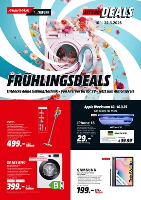 Media Markt Katalog in Lambrechtshagen | Let's go Deals | 2025-03-10T00:00:00.000Z - 2025-03-22T00:00:00.000Z