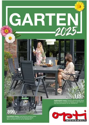 Opti Wohnwelt Katalog in Rüdesheim | Garten 2025 | 2025-03-10T00:00:00.000Z - 2025-04-30T00:00:00.000Z