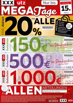 XXXLutz Katalog in Altötting | Exklusive Schnäppchen | 2025-03-13T00:00:00.000Z - 2025-03-15T00:00:00.000Z