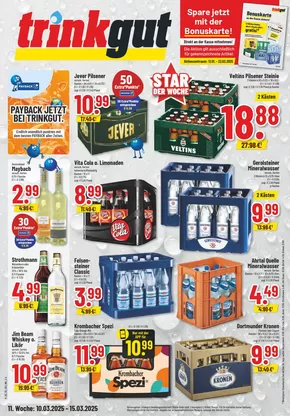 trinkgut Katalog in Wetter (Ruhr) | Jetzt sparen mit unseren Deals | 2025-03-10T00:00:00.000Z - 2025-03-15T00:00:00.000Z