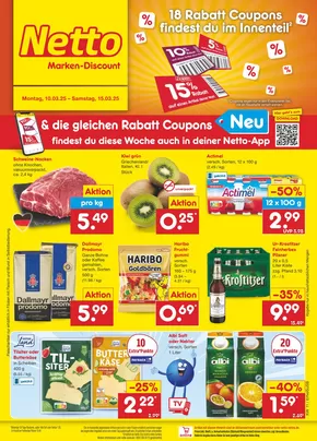 Netto Marken-Discount Katalog in Bebra | Rabatte und Aktionen | 2025-03-10T00:00:00.000Z - 2025-03-15T00:00:00.000Z