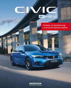 Honda Katalog in Zülpich | Honda CIVIC PREISE, AUSSTATTUNG, TECHNISCHE DATEN | 2025-03-15T00:00:00.000Z - 2025-03-29T00:00:00.000Z