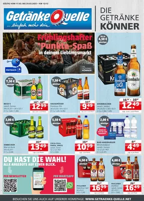 Getränke Quelle Katalog in Dörentrup | Top-Deals für alle Kunden | 2025-03-16T00:00:00.000Z - 2025-03-29T00:00:00.000Z