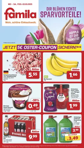 famila Nordwest Katalog in Bremervörde | Markt - Angebote | 2025-03-16T00:00:00.000Z - 2025-03-22T00:00:00.000Z