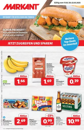 Markant Markt Katalog in Steinhagen (Gütersloh) | DER MARKT FÜR GUTES ESSEN UND TRINKEN | 2025-03-16T00:00:00.000Z - 2025-03-22T00:00:00.000Z