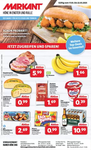 Markant Markt Katalog in Steinhagen (Gütersloh) | Unsere besten Angebote für Sie | 2025-03-16T00:00:00.000Z - 2025-03-22T00:00:00.000Z