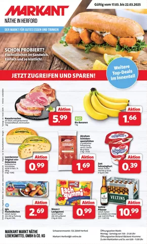 Markant Markt Katalog in Steinhagen (Gütersloh) | Tolles Angebot für alle Kunden | 2025-03-16T00:00:00.000Z - 2025-03-22T00:00:00.000Z