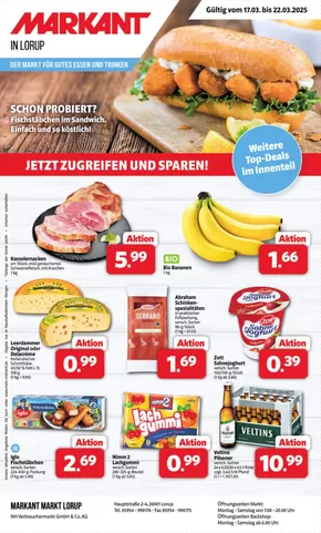 Markant Markt Katalog in Steinhagen (Gütersloh) | Top-Deals für alle Kunden | 2025-03-16T00:00:00.000Z - 2025-03-22T00:00:00.000Z