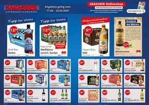 Sagasser Katalog in Wiesentheid | Jetzt sparen mit unseren Deals | 2025-03-17T00:00:00.000Z - 2025-03-22T00:00:00.000Z