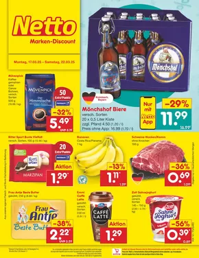 Netto Marken-Discount Katalog in Rückersdorf (Nürnberger Land) | Attraktive Angebote entdecken | 2025-03-17T00:00:00.000Z - 2025-03-22T00:00:00.000Z