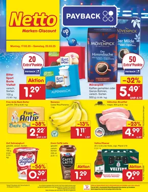 Netto Marken-Discount Katalog in Telgte | Top-Angebote für alle Schnäppchenjäger | 2025-03-17T00:00:00.000Z - 2025-03-22T00:00:00.000Z