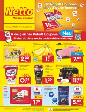 Netto Marken-Discount Katalog in Bubsheim | Exklusive Schnäppchen | 2025-03-17T00:00:00.000Z - 2025-03-22T00:00:00.000Z