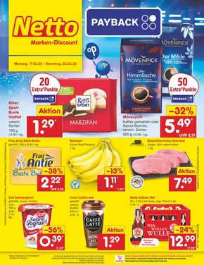 Netto Marken-Discount Katalog in Satteldorf | Tolles Angebot für Schnäppchenjäger | 2025-03-17T00:00:00.000Z - 2025-03-22T00:00:00.000Z