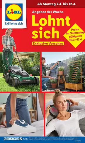 Lidl Katalog in Wassertrüdingen | Rabatte und Aktionen | 2025-04-07T00:00:00.000Z - 2025-04-12T00:00:00.000Z