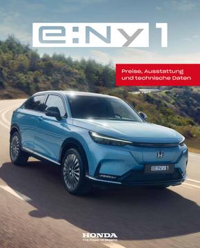 Honda Katalog in Eisleben (Lutherstadt) | Honda e:Ny1 PREISE, AUSSTATTUNG, TECHNISCHE DATEN | 2024-04-03T00:00:00.000Z - 2025-04-03T00:00:00.000Z