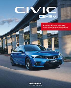 Honda Katalog in Mühldorf | Honda CIVIC PREISE, AUSSTATTUNG, TECHNISCHE DATEN | 2024-04-03T00:00:00.000Z - 2025-04-03T00:00:00.000Z