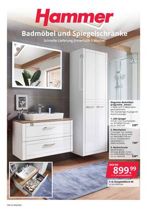 Hammer Katalog in Delbrück | Badmöbel Und Spiegelschränke | 2024-06-06T00:00:00.000Z - 2025-03-31T00:00:00.000Z